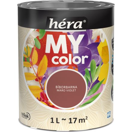 Héra my color beltéri falfesték bíborbarna 1 l