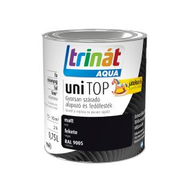   Trinát aqua unitop matt zománcfesték fekete [ral 9005] 0.75 l