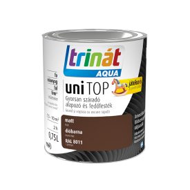   Trinát aqua unitop matt zománcfesték dióbarna [ral 8011] 0.75 l