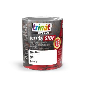   Trinát special rozsdaSTOP zománcfesték magasfényű fehér [RAL9016] 0.75 L