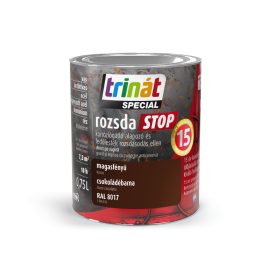   Trinát special rozsdaSTOP zománcfesték magasfényű csokoládébarna [RAL8017] 0.75 L
