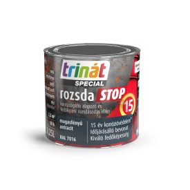   Trinát special rozsdaSTOP zománcfesték magasfényű antracit [RAL7016] 0.25 L