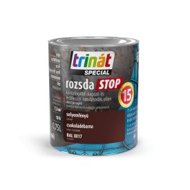   Trinát special rozsdaSTOP zománcfesték selyemfényű csokoládébarna [RAL8017] 0.75 L