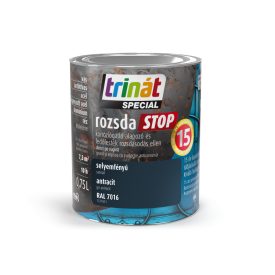   Trinát special rozsdaSTOP zománcfesték selyemfényű antracit [RAL7016] 0.75 L