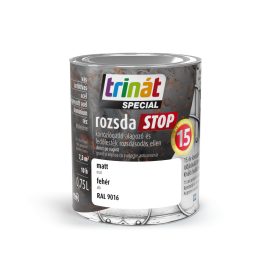  Trinát special rozsdaSTOP zománcfesték matt fehér [RAL9016] 0.75 L
