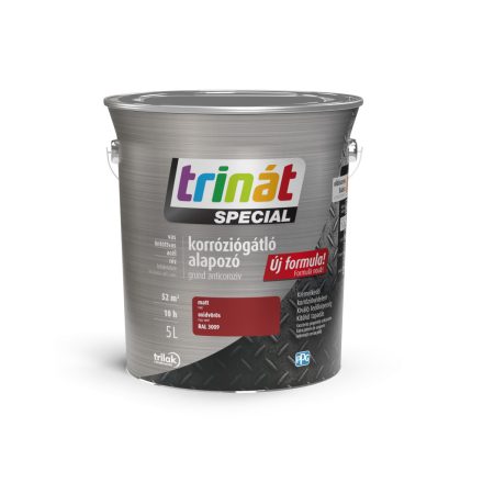 Trinát special korróziógátló alapozó vörös 5 L