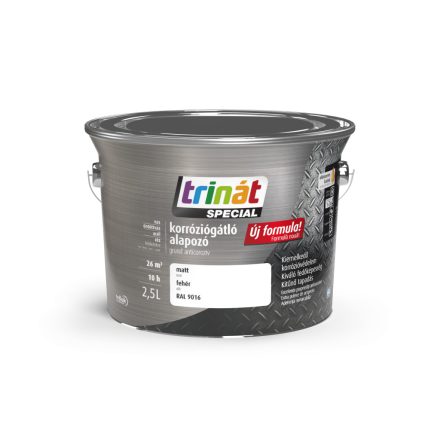 Trinát special korróziógátló alapozó fehér 2.5 L