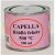 Capella heat resistant enamel paint black 0.5 l