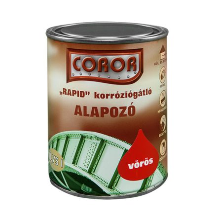 Coror korróziógátló alapozó vörös 0.75 l