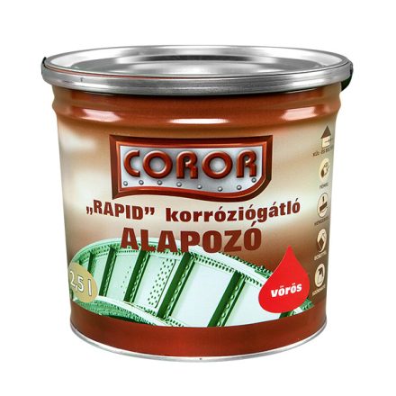 Coror korróziógátló alapozó vörös 2.5 l