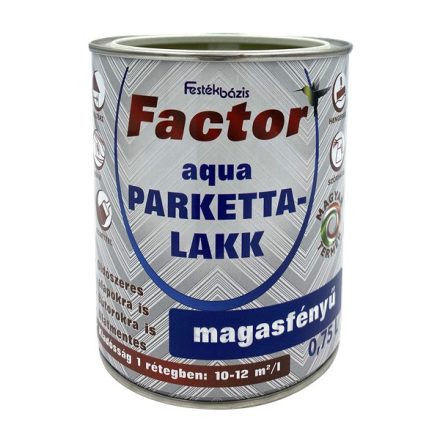 Factor aqua parkettalakk magasfényű 0.75 l