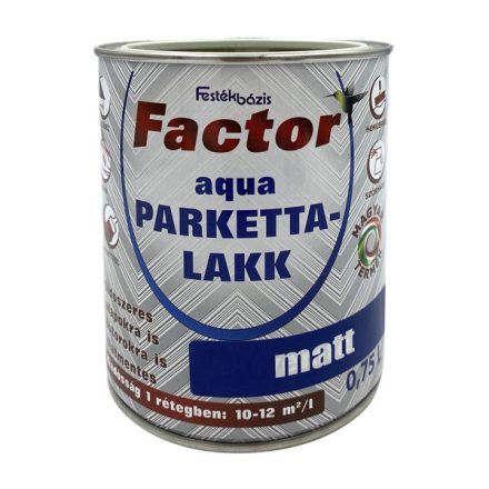 Factor aqua parquet varnish matt 0.75 l