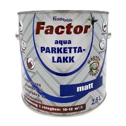 Factor aqua parquet varnish matt 2.5 l