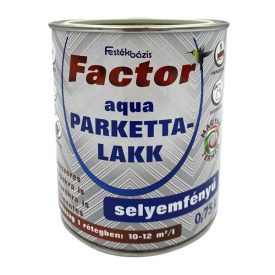 Factor aqua parquet varnish silk gloss 0.75 l