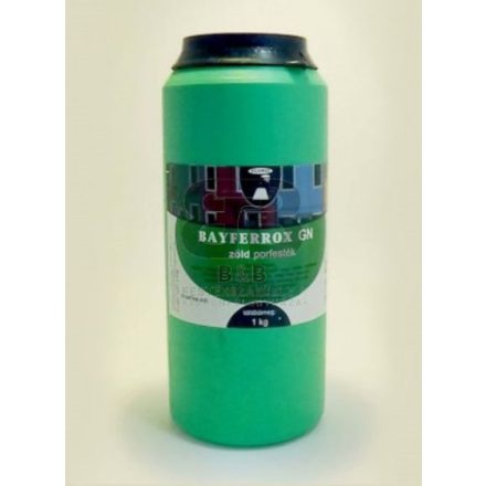 Porfesték bayferrox zöld 1 kg