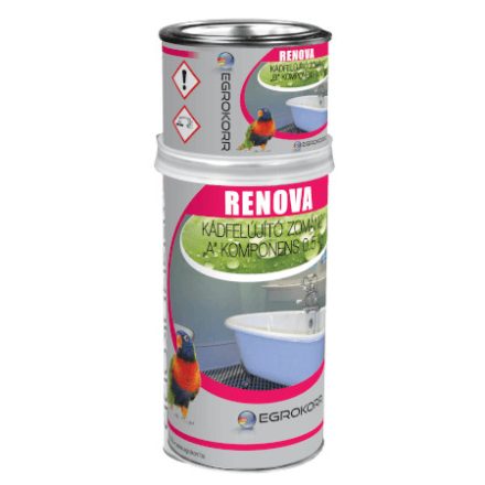 Renova tub paint white a+b component 0.62 kg