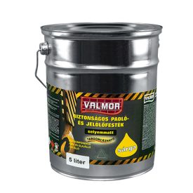 Valmor safe floor and marking paint black 5 l