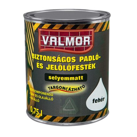 Valmor biztonságos padló- és jelölőfesték szürke 0.75 l