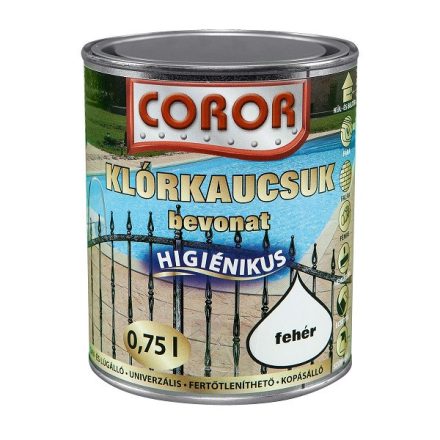 Coror klórkaucsuk bevonat fehér 0.75 l