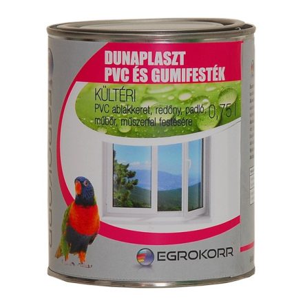 Dunaplaszt pvc festék fehér 0.75 l