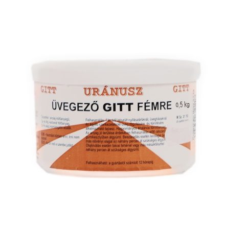 Üvegező gitt fémre 0.5 kg