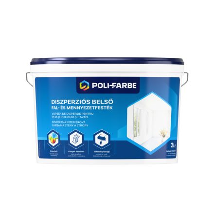 Polifarbe Dispersions-Wand- Und Deckenfarbe 2 L