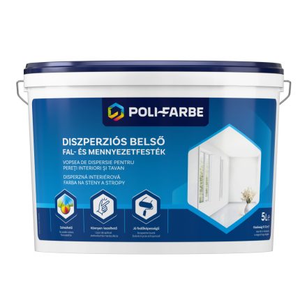 Polifarbe dispersion wall and ceiling paint 5 l