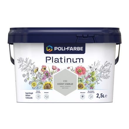 Polifarbe platinum silver shrub e50 2.5 l