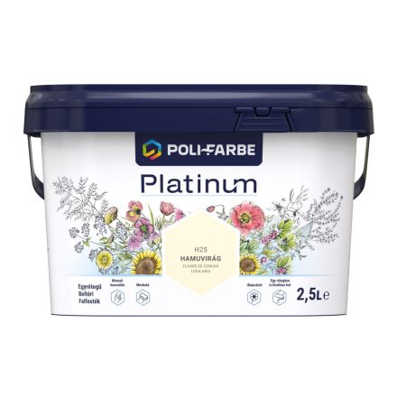 Polifarbe platinum hamuvirág h25 2.5 l