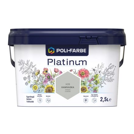 Polifarbe platinum hamvaska h20 2.5 l