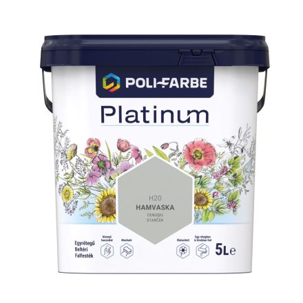 Polifarbe platinum hamvaska h20 5 l