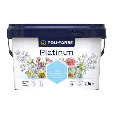 Polifarbe platinum blue anemone k40 2.5 l
