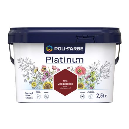 Polifarbe platinum meggybordó m80 2.5 l