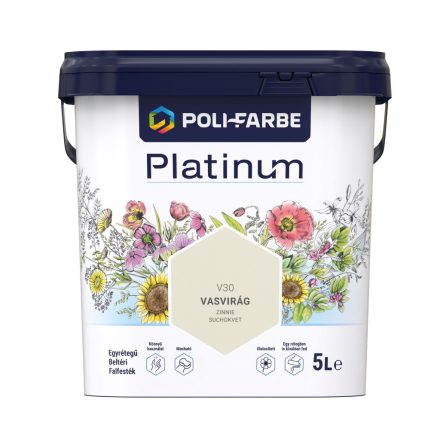 Polifarbe Platin-Eisenblume V30 5 L