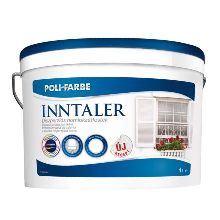 Inntaler diszperziós homlokzatfesték fehér 4 l