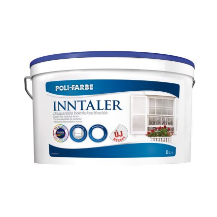 Inntaler diszperziós homlokzatfesték fehér 8 l