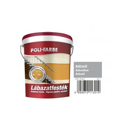 Polifarbe Sockelfarbe Anthrazit 1 L