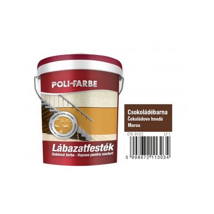 Polifarbe lábazatfesték csokoládébarna 1 l