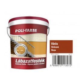 Polifarbe masonry paint red 1 l