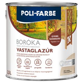 Boróka lazúr színtelen 2.5 l