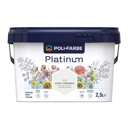 Polifarbe platinum ezüst cinerária E10 2.5 l