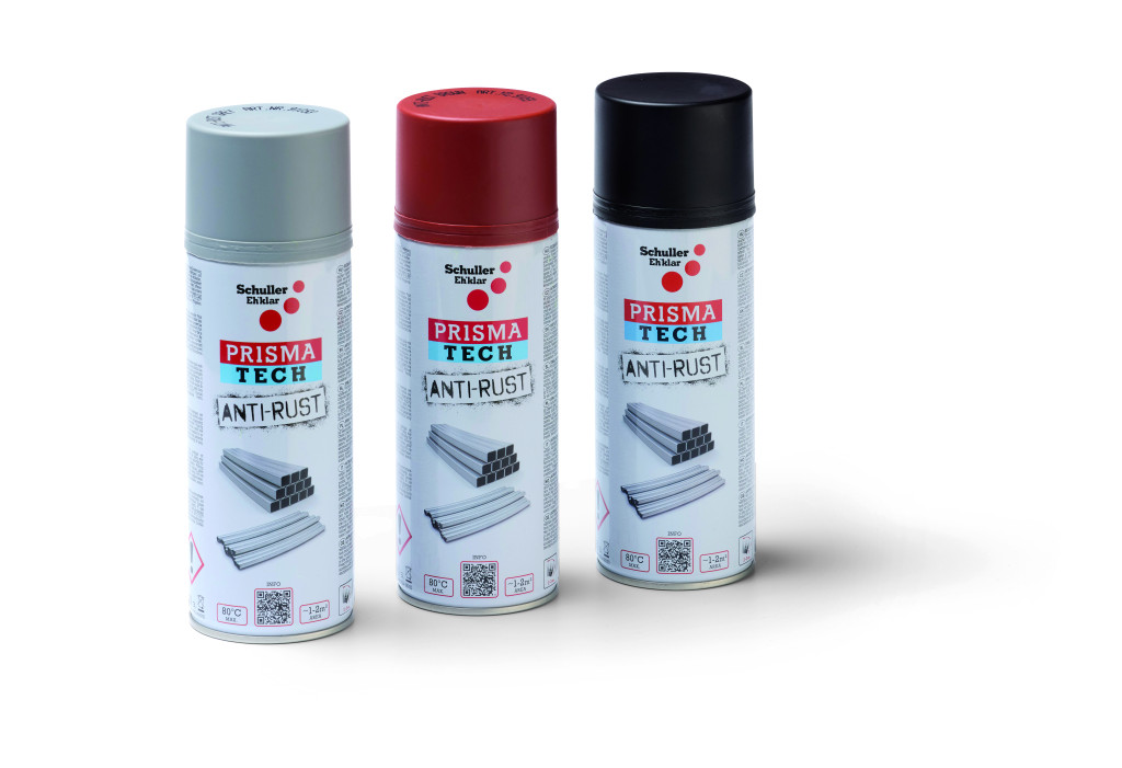 Prisma tech anti-rust korróziógátló festékspray fekete 400 m